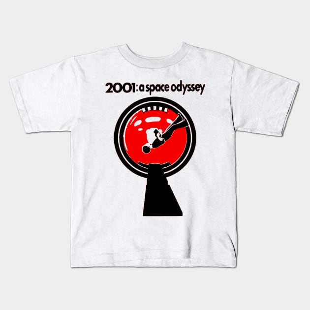 2001 A Space Odyssey Kids T-Shirt by OtakuPapercraft